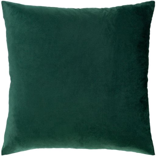 Surya Leilani Dark Green 20"x20" Toss Pillow with Polyester Insert-2