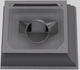 Vent-A-Hood® Designer Series 36" Gunsmoke Island Range Hood-3
