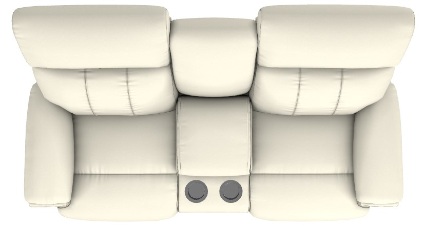 La-Z-Boy® Talladega Ivory Power Reclining Loveseat with