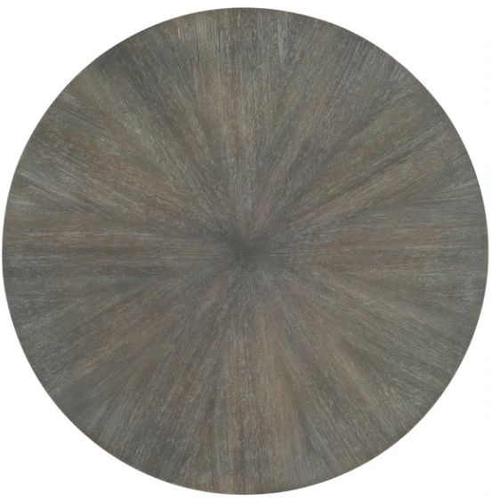 Hooker® Furniture Commerce and Market Medium Natural Round End Table with Golden Brown Frame-2