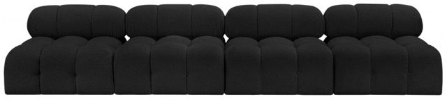 Meridian Furniture Ames 4-Piece Black Modular Sofa-1