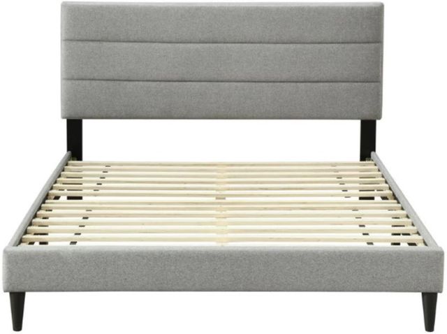Bernards Willa Gray Twin Panel Bed with USB Port-2