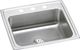 Elkay Lustertone® Classic Lustrous Satin 22" x 19-1/2" x 7-5/8" 3-Hole Single Bowl Drop-In Sink with Perfect Drain®-0