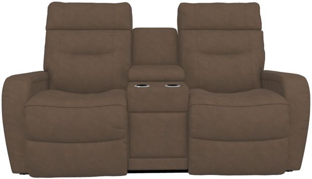La-Z-Boy® Baron Otter Manual Wall Reclining Loveseat with Console-0