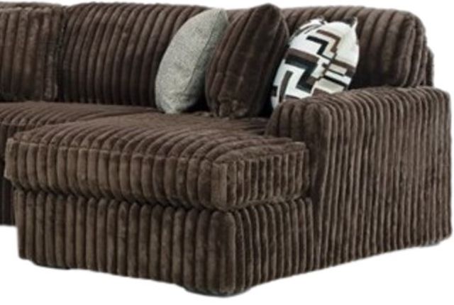Signature Design by Ashley® Midnight-Madness 5-Piece Chocolate Right Arm Facing Sectional with Chaise-2