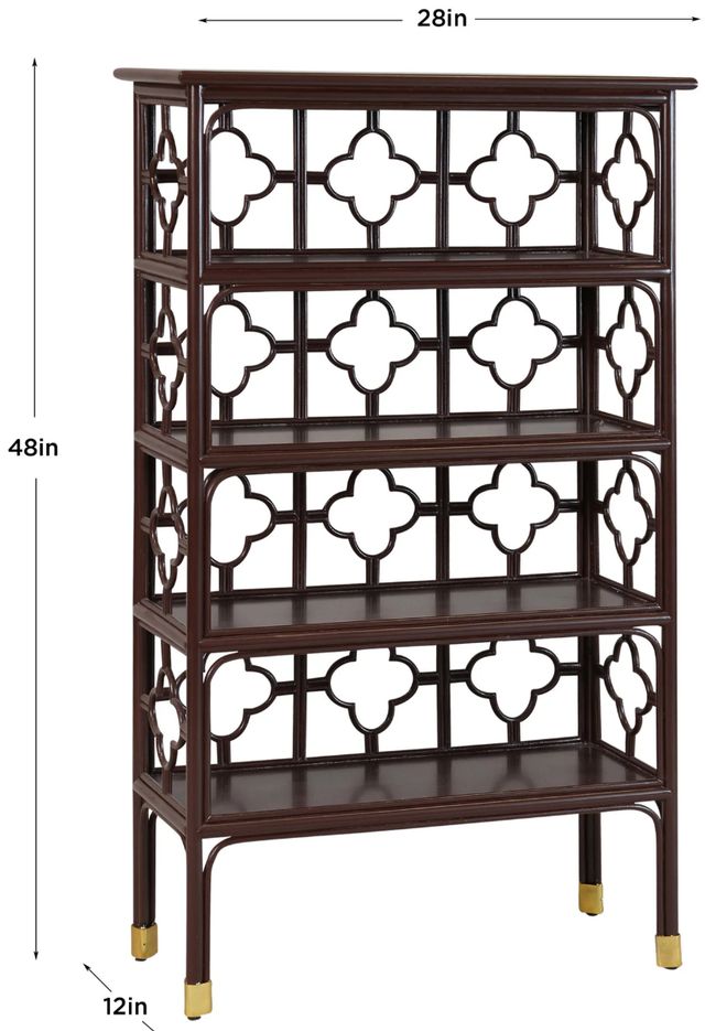 Stylecraft Tamara Day Walnut 5-Shelves Clover Shelf-1