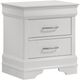 Crown Mark Amalia White Nightstand-0