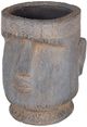 A & B Home Rustic Stone Gaze Easter Island Statue Planter-2