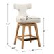 Uttermost® Klismos Off-White Counter Stool-2