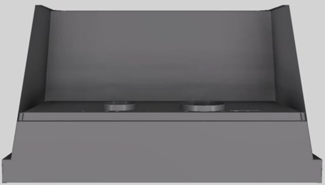 Vent-A-Hood® Designer Series 54" Gunsmoke Wall Mounted Range Hood-2