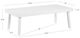 Linon Alora White Aluminum Outdoor Coffee Table-2
