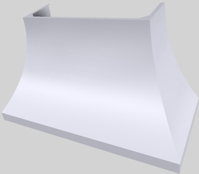 Vent-A-Hood® Designer Series 54" White Wall Mounted Range Hood-3