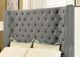 Furniture of America® Mirabelle Gray Queen Panel Bed-3