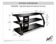 Bell'O® Home High Gloss Black TV Stand-2