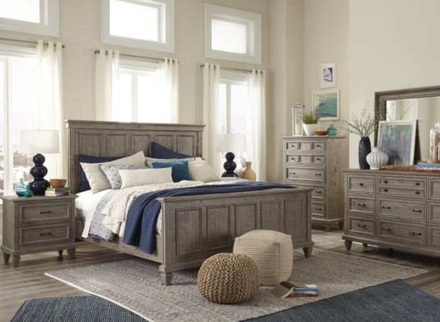 Magnussen Home® Lancaster Dovetail Gray King Panel Headboard-1