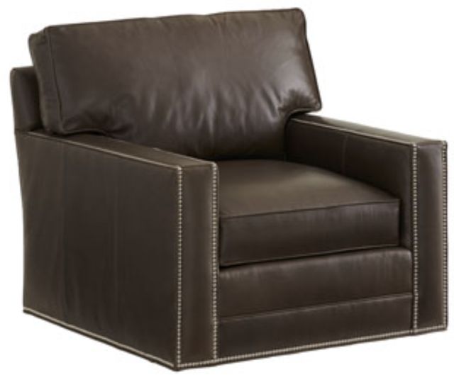 Lexington Home Customizable Couture Braxton Leather Swivel Chair-1