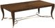 Hammary® Vantage Tourmaline Coffee Table with Satin Brass Base-0