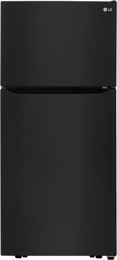 LG 30 in. 20.2 Cu. Ft. Smooth Black Top Freezer Refrigerator