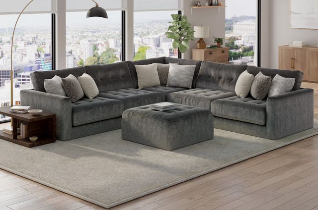 Jackson Furniture Kimpton Graystone Ottoman-1