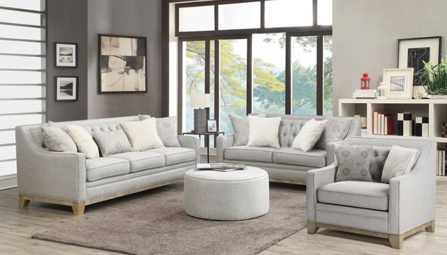 Emerald Home Jaizel Wickham Gray Round Cocktail Ottoman-1