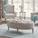 Olliix by Martha Stewart Clara Gray Accent Ottoman-2