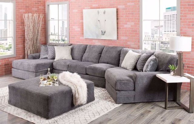 Jackson Furniture Mammoth 3-Piece Smoke Sectional Sofa-2