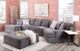 Jackson Furniture Mammoth 3-Piece Smoke Sectional Sofa-2