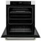 ZLINE Autograph Edition Professional 30" Stainless Steel True Convection Single Wall Oven with Air Fry and Self Clean with Polished Nickel Helix Handle -2