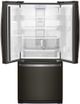 Whirlpool® 19.7 Cu. Ft. Fingerprint Resistant Black Stainless French Door Refrigerator-2