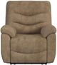 Elements International Trifecta Sefi Puppy P3 Recliner with Heat Massage and Zero Gravity Memory Foam-3