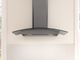Zephyr Core Collection Ravenna 30" Black Stainless Steel with Smoke-Gray Glass Wall Mounted Range Hood-3
