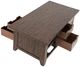 Jofran Inc. Painted Canyon Brown Box Coffee Table-4