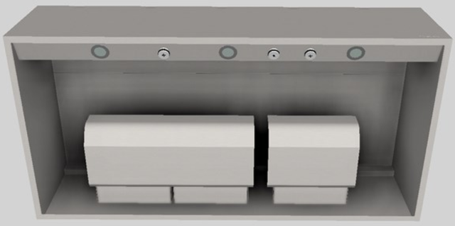 Vent-A-Hood® 48" Stainless Steel Wall Mounted Range Hood-3