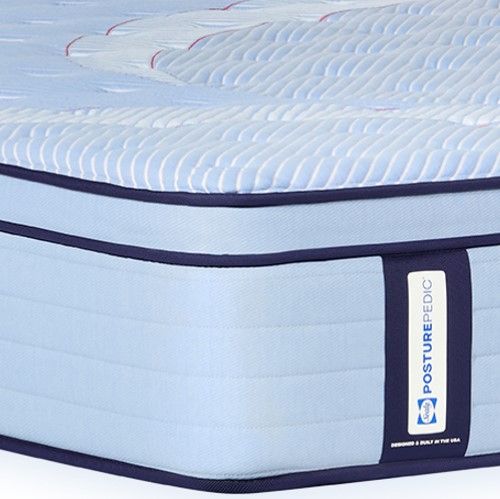 Sealy® Posturepedic® Montvale 14" Wrapped Coil Medium Euro Pillow Top Full Mattress-2