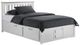 Night & Day Furniture™ Spices Bedroom White Queen Drawer Pedestal Bed-0