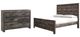 Signature Design by Ashley® Wynnlow 2-Piece Gray King Crossbuck Panel Bed Set-0