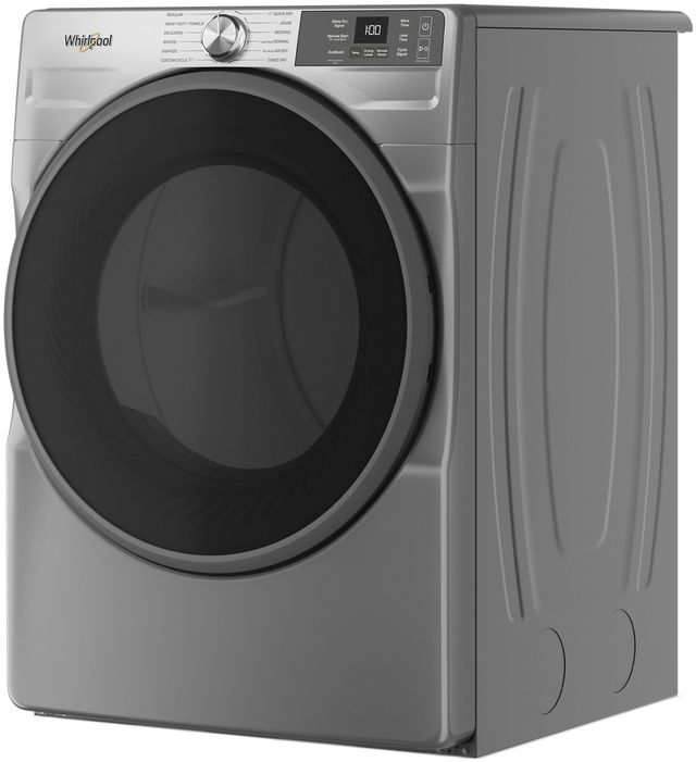 Whirlpool® 7.4 Cu. Ft. Radiant Silver Front Load Gas Dryer with Wrinkle Shield™ Option-4