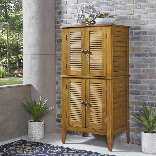 homestyles® Maho Brown Storage Cabinet-3
