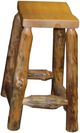 Best Craft Furniture RRP2 Rustic Red Pine 30" Saddle Stool-0
