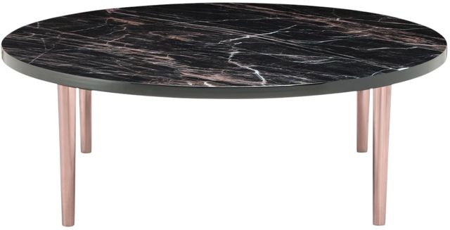 Michael Amini® Cloche Dark Bronze Large Cocktail Table-1