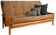 Kodiak Furniture Suede Peat 8" Coil Hinged Innerspring Queen Futon Mattress -0