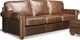 Campio Furniture Legacy Leather Austin Dark Brown Sofa-0