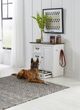 Liberty Furniture Allyson Park Charcoal/Wirebrushed White Pet Feeder-1