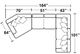 Jackson Furniture Mammoth 3-Piece Chocolate U-Shape Sectional-1