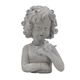 A & B Home Gray 8" Vase-0