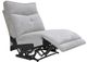 Mazin Furniture Tesoro Mist Gray Armless Reclining Chair-2