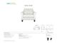 Van Gogh Designs Cohen Campbell Cream Fabric Chair and a Half-2