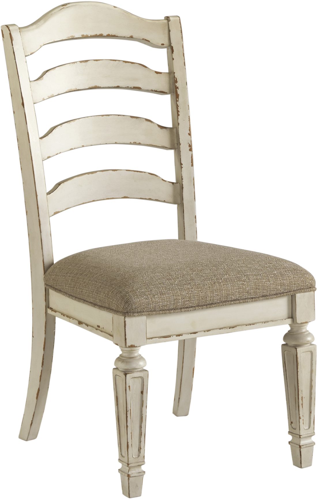 Realyn Side Chair - Chipped White - (D743-01) Realyn Side Chair - Chipped White - (D743-01)