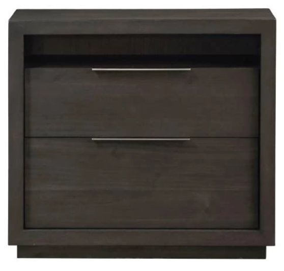 Modus Furniture Oxford Basalt Gray Nightstand-2