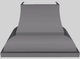Vent-A-Hood® Designer Series 48" Gunsmoke Wall Mounted Range Hood-0